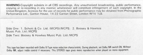 Stravinsky Bernstein Firebird Suite Petrushka (Complete) CASSETTE ALBUM CBS - Picture 6 of 10