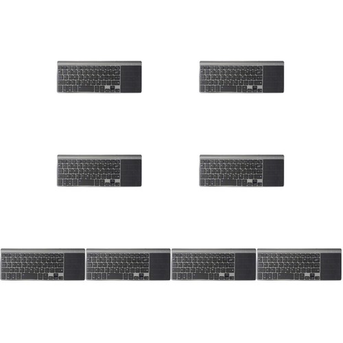 8 Pieces Drahtloses Tastatur -Touchpad Arbeit Laptop-Tastatur Stille - Afbeelding 2 van 12
