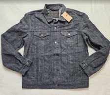 New men's L XL XXL Levi's Big Foot Denim slim fit trucker jean jacket