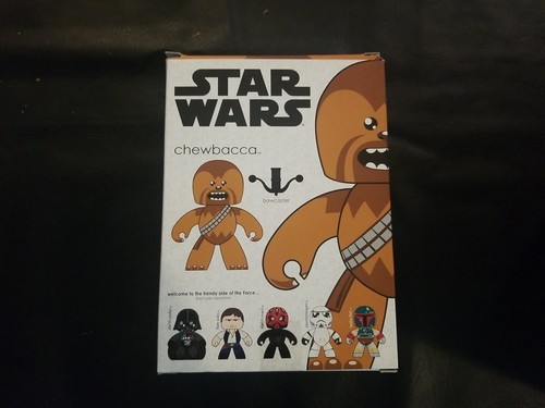 Figura Vinilo Star Wars Mighty Muggs Hasbro Wave 1 Chewbacca - Nueva - Imagen 2 de 6
