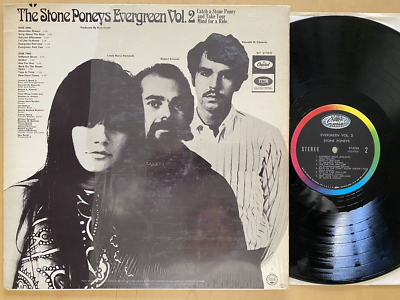 THE STONE PONEYS EVERGREEN VOL. 2 1967 1ST PRESS LINDA RONSTADT