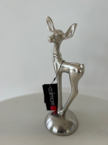 COLMORE Skulptur Reh Bambi Deer Hirsch Alu massiv Deko Figur Dekoobjekt 30 cm - Bild 13 von 15