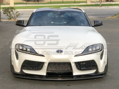 EOS Plate For 2020-Up Toyota Supra Front Bumper Tow Hook License Mount Bracket - Picture 2 of 12