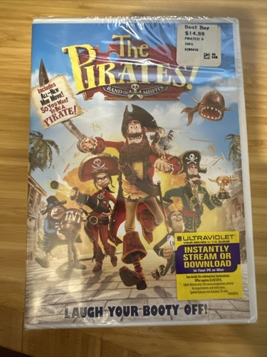 The Pirates!: Band of Misfits (DVD, 2012) Brand New