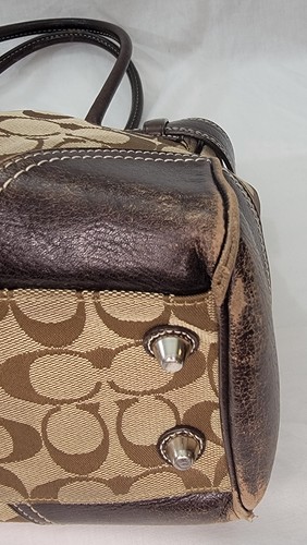 COACH Hampton / Large Brown Vintage Style Shoulder Bag / Pre-Owned - Picture 6 of 12