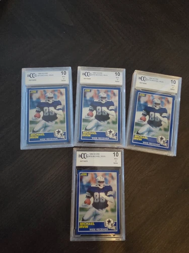 1989 Score #18 Michael Irvin Rookie Card 10 Mint