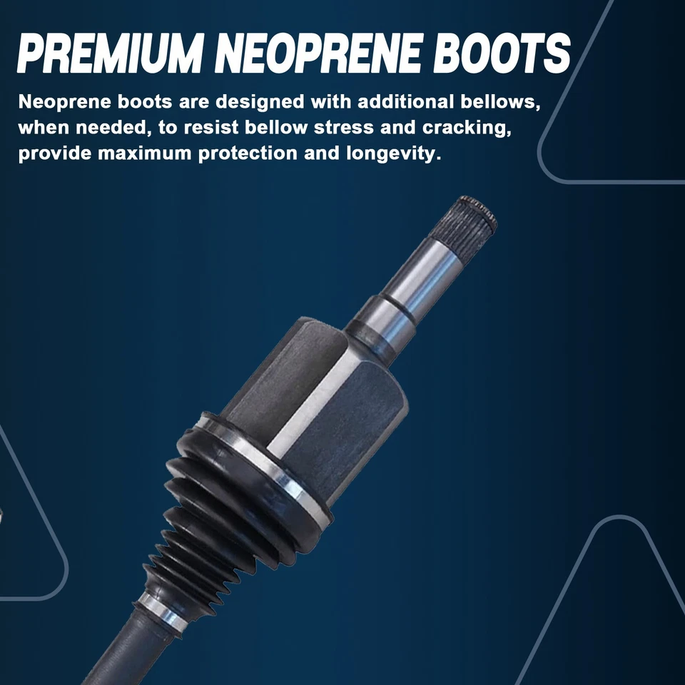 Pair Front CV Axle Shaft for Chevy Malibu Buick LaCross Regal - Imagem 2 de 4