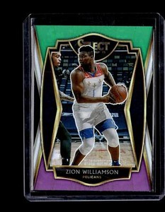 2020-21 Panini Select Green White Purple #126 Zion Williamson