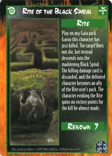 Rage CCG Rite of the Black Spiral - The Wyrm