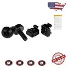 All-Black M5 Cage Nuts & Screws - 50-Pack Rack Solution for Chefs and Techies