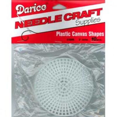 Darice 7 HPI Kunststoff Leinwand Kreise - pro 10er Pack (33005)