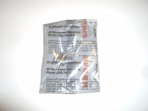 CONECTOR DE ANTENA CRIMP-ON MACHO ANFENOL 554-92 BNC PARA CABLE COAXIAL RG-58 NUEVO DE LOTE ANTIGUO - Imagen 2 de 2
