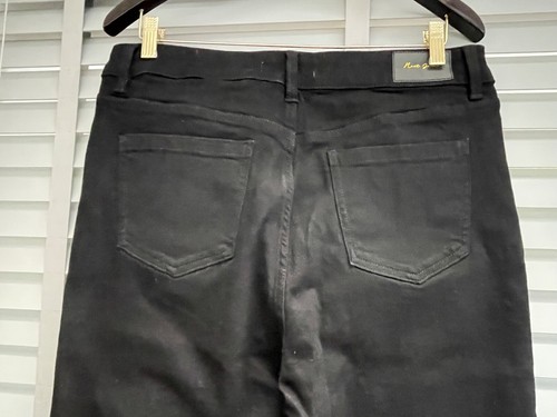 NEXT Black Crop Slim Jeans UK 16 Ladies Mid Rise Stretch EU 44 £26 - Picture 7 of 7