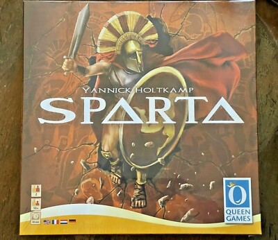 Sparta Board Game by Queen Games NEW Sealed 2 Player Ages 10+