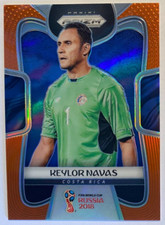 2018 PANINI PRIZM WORLD CUP KEYLOR NAVAS ORANGE PRIZM 17/65 COSTA RICA