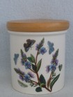 Portmeirion Botanic Garden Storage Pot Flowers/Butterflies 3" High 2nd Quality
