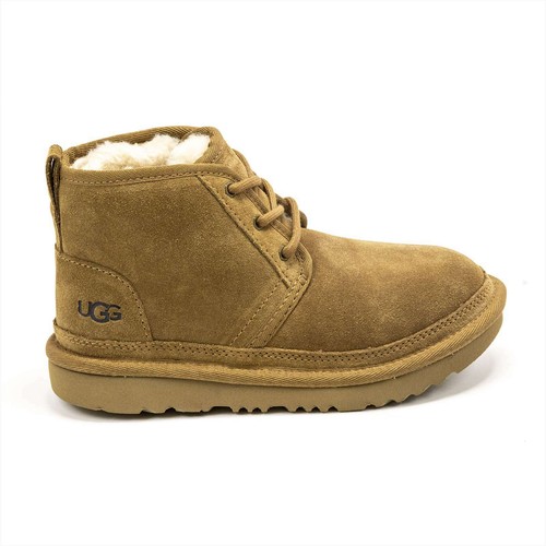 Toddler Ugg Neumel II Suede Lace Up Sheepskin Lined Boots NEW - Picture 3 of 13