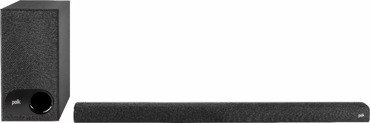 Slim soundbar cheap with wireless subwoofer