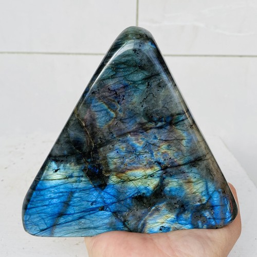 Natural Labradorite Quartz Crystal Freeform Mineral Specimen Healing 1180g - Picture 3 of 13