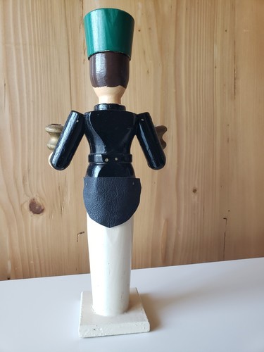 Erzgebirge Figur Bergmann m. Kerzenhalter 25 cm - Bild 3 von 8