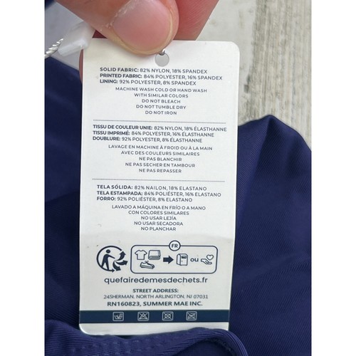 NWT Summer Mae Halter Maternity Two-Piece Tankini Swim Suit- Size XL - Picture 12 of 15