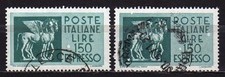 #1022 - Republik - 150 Lire Express, 1968 - gebraucht / verschiedene wei&szlig;e Punkte