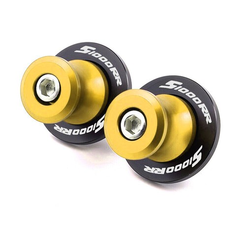 Para BMW S1000R S1000RR 2014-18 Carretes basculantes Bobina Deslizante Soporte Tornillos M8 Dorado - Imagen 4 de 5