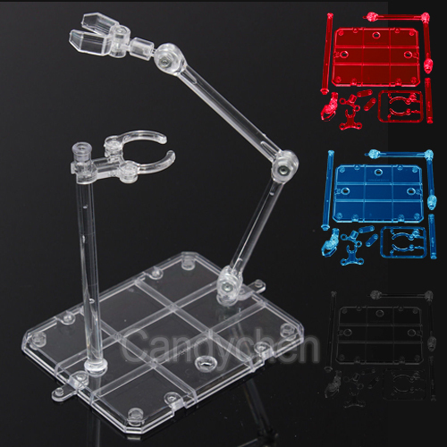 Action Base Suitable Clear Display Stand For 1/144 HG/RG Gundam Figure Model Toy - Afbeelding 1 van 8