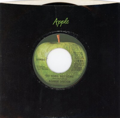 Ronnie Spector TRY SOME BUY SOME / TANDOORI CHICKEN - US Apple 1832 7'' 45 MINT