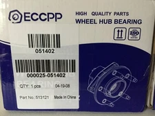 ECCPP High Quality Parts Wheel Hub Bearings, Quanity 2, pt#513121
