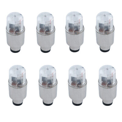 8X Bike Car Motorcycle Wheel Tire Tyre Valve Cap Neon LED Flash Light Lamp Hot