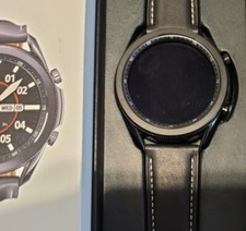Samsung Galaxy Watch3 SM-R840 45mm Stainless Steel Case with Leather Strap - My…