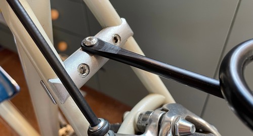 Tubus Adapter For Vintage 1980s Centurion Le Mans Frames - Aluminum 3D Printed - Picture 16 of 22