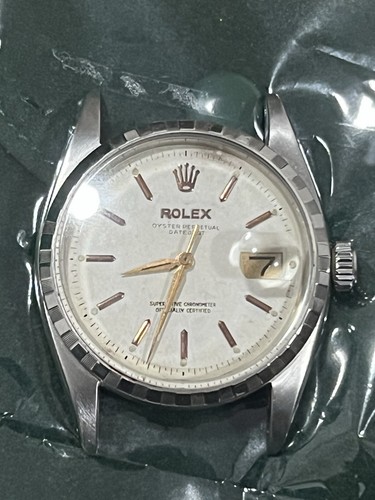 Vintage Rolex 6605 oyster perpetual Datejust Rose Gold Roulette Rose Gold Hands - Picture 2 of 12