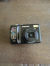 Samsung S85 8.2MP Digital Camera Black BROKEN SCREEN PARTS REPAIR