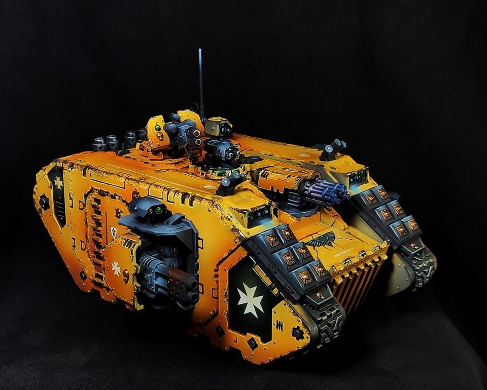 Black Templars Land Raider Redeemer painted Warhammer 40k Primaris ...