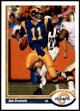 Jim Everett #164 1991 Upper Deck