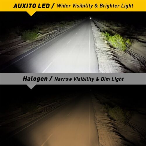 AUXITO 9005 HB3 LED Headlight Bulbs High Beam Bulb Super Bright 6500K Cold White - Picture 2 of 18