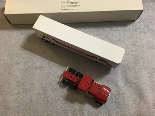 1990 Ertl TRUE VALUE JB ZIMMERMANN & SONS TRACTOR TRAILER 1/64 Scale Diecast - Picture 6 of 7