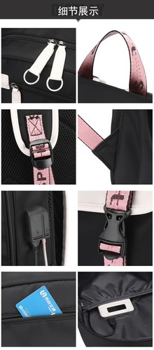 GabbyDollhouse Rucksäcke Schulranzen Büchertasche Rucksack Reise Laptop Rucksack - Bild 24 von 30