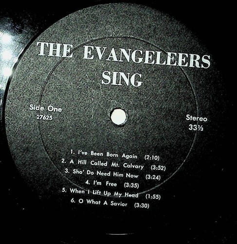 The Evangeleers Sing LP West Virginia Gospel Quartet Rite Records - Picture 3 of 4