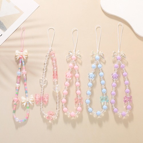 Phone Strap Charm Chain Cellphone Lanyard Keychain Woman Girl Bag Camera Pendant - Photo 4 sur 37