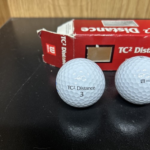 Wilson TC2 Distance Golf Balls Truncated Cone - Pack of 3 - Branded Logo - Picture 8 of 10