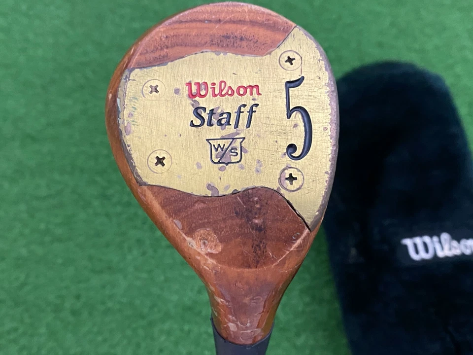 WILSON STAFF Caqui (5) MADERA Diestro Acero Dinámico Rígido + Cubierta de Felpa Foto 2 de 4