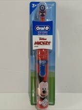 Oral-B Kid's Battery Toothbrush Featuring Disney's Mickey Mouse, Soft Bristles,