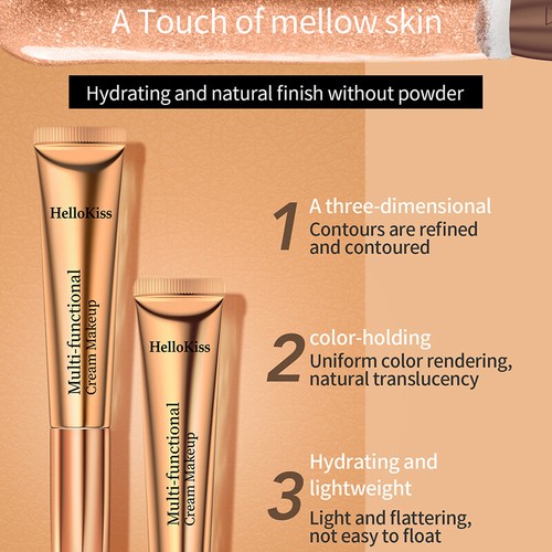Contour Beauty Wand, Liquid Face Concealer Contouring Highlighter Blusher Stick* - Picture 12 of 29