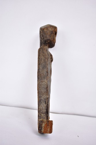 Antike Holz Puppe Figur Indien Volkskunst Tribble jüngeres Baby Mädchen Decora "F24 - Bild 2 von 5