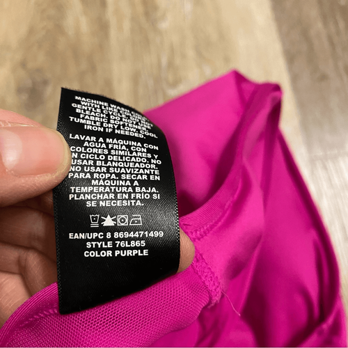 AVIA Low Support Wireless hot Pink Twisted mesh Back Sports Bra padded plus XXL - Picture 8 of 8