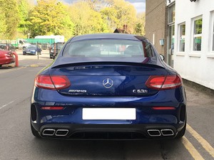 Amg C63 S Coupe Boot Trunk Lid Spoiler Oem Mercedes Benz Image Is Loading Amg C63 S Coupe Boot Trunk Lid Spoiler