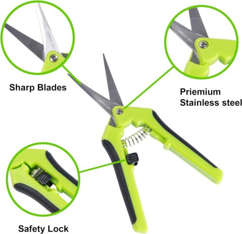 Gartenschere Astschere Pflanzen Pruning Scharfer Trimmer für Bonsai Blumen Ernte - Bild 11 von 12
